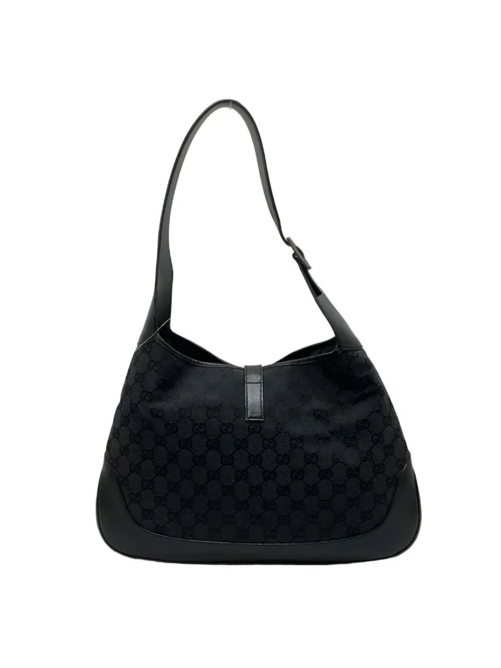 Gucci Shoulder Bag Jackie Black Leather